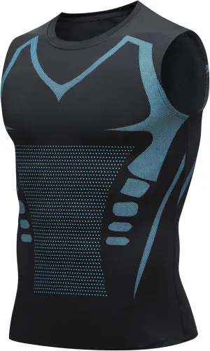 Mens Tank Tops,Sport Running Dry Fit Gym Shirt, Wicking Athletic Mesh Breathable Muscle Tee Workout Sleeveless Shirts