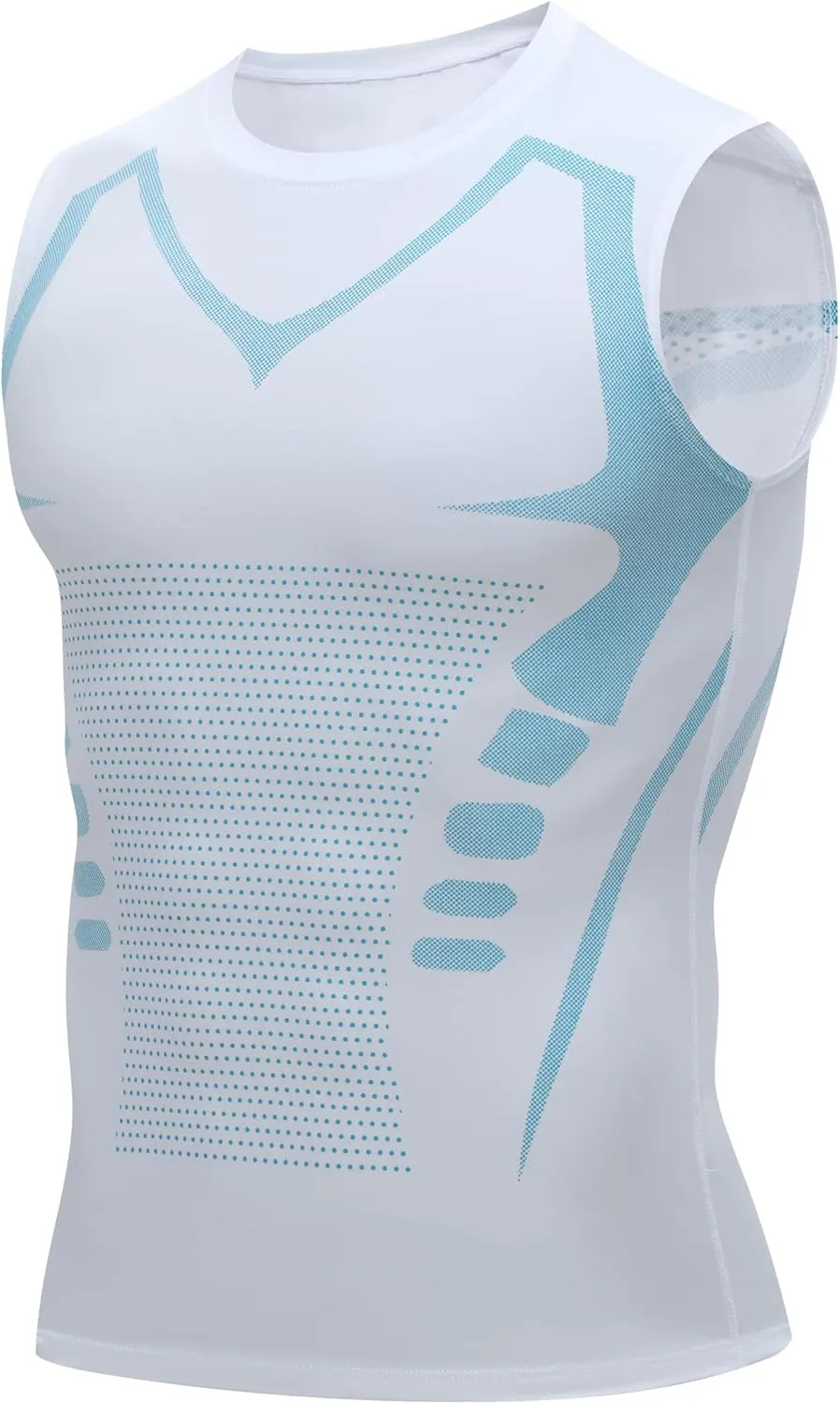 Mens Tank Tops,Sport Running Dry Fit Gym Shirt, Wicking Athletic Mesh Breathable Muscle Tee Workout Sleeveless Shirts