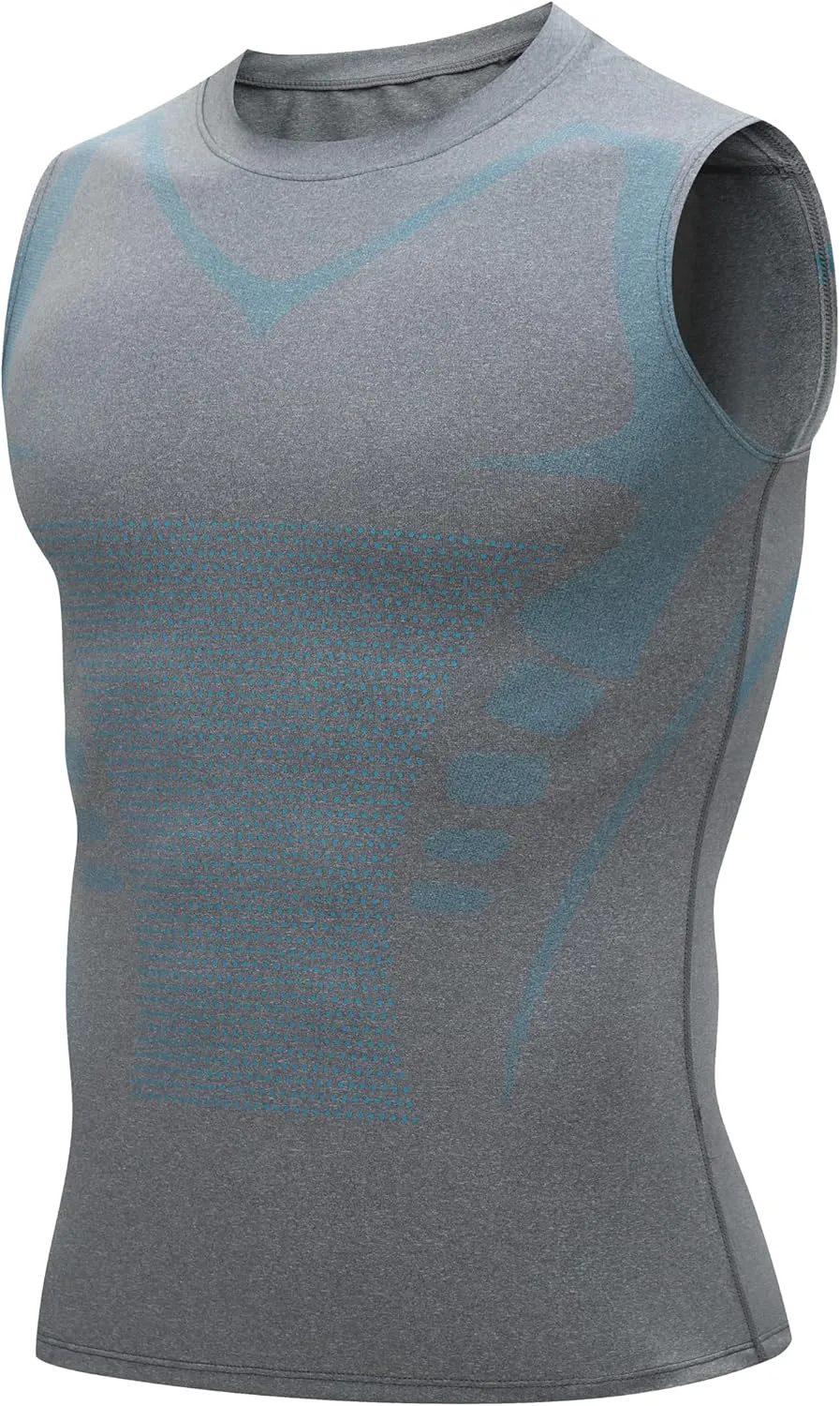 Mens Tank Tops,Sport Running Dry Fit Gym Shirt, Wicking Athletic Mesh Breathable Muscle Tee Workout Sleeveless Shirts