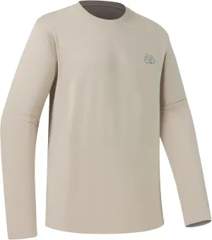 Mens UPF 50  Long Sleeve Performance T-Shirts Permanent UV Protective Quick Dry for Everyday Hiking Fishing Beach