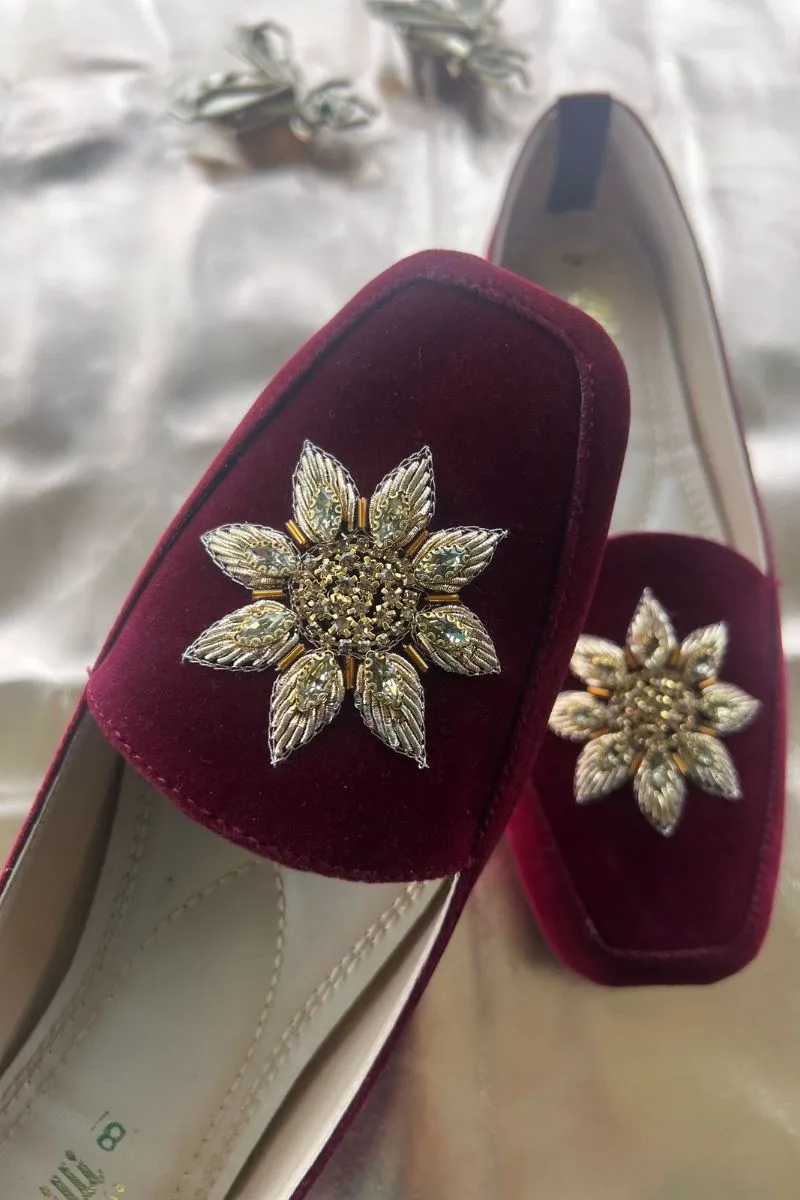 MILLI SHOES - Fancy Loafer - Maroon - 8512