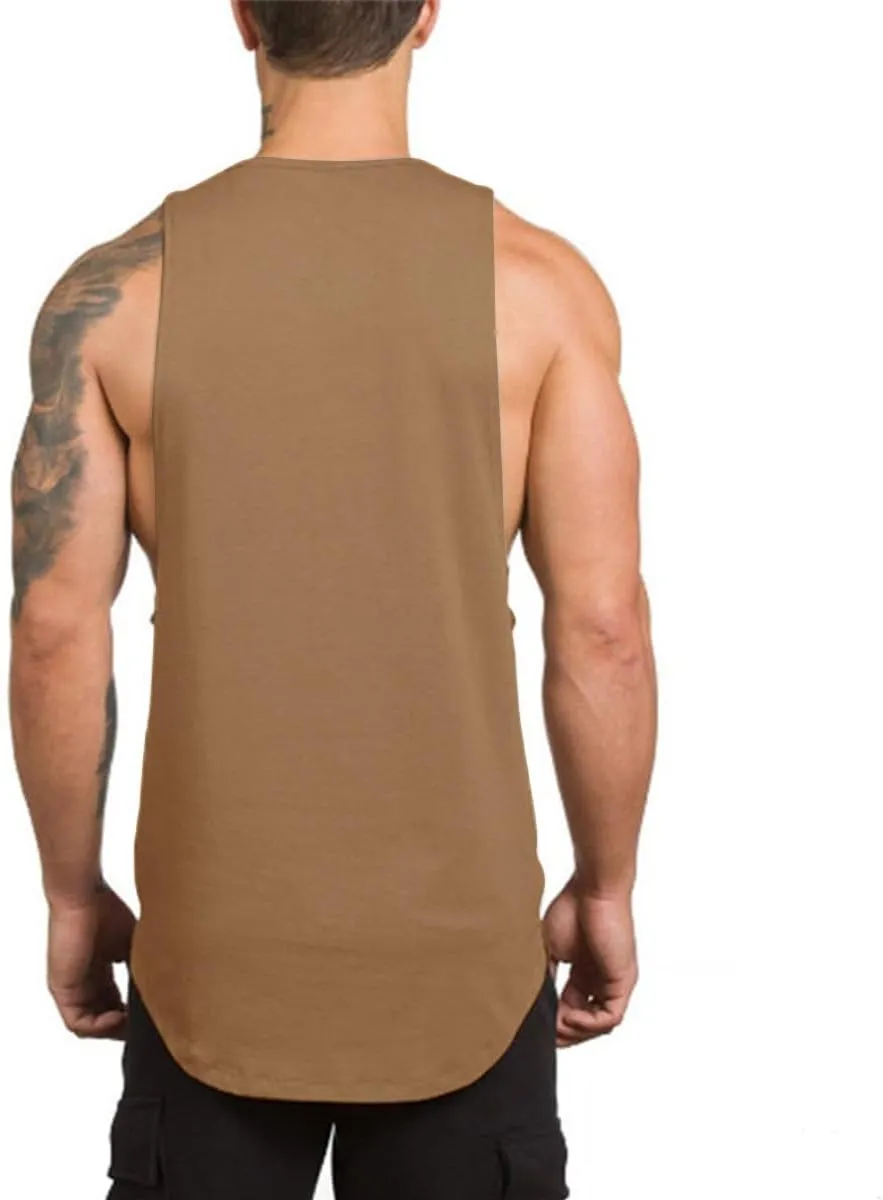 Muscle Killer Men's Muscle Gym Workout Stringer Tank Tops Bodybuilding Fitness T-Shirts 1/2/3 Pack
