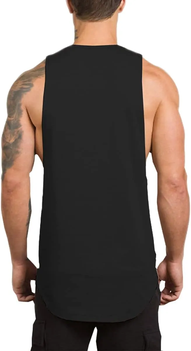 Muscle Killer Men's Muscle Gym Workout Stringer Tank Tops Bodybuilding Fitness T-Shirts 1/2/3 Pack