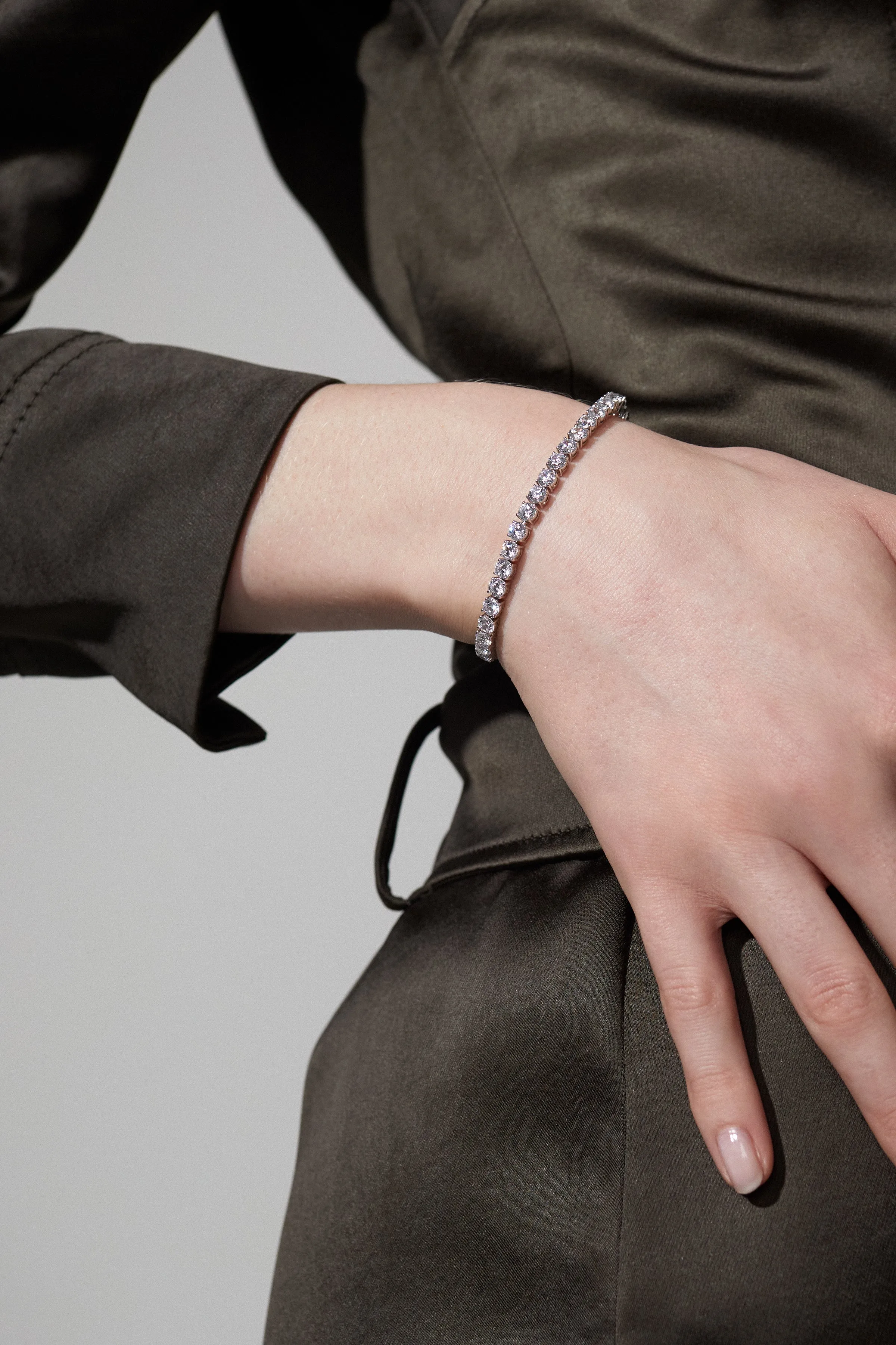 PERFECT TENNIS 4MM CZ 6.5 BRACELET