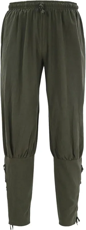 Pirate Pants for Men Ankle Banded Renaissance Pants Medieval Viking Navigator Jogger Trousers Cosplay Pirate Costumes