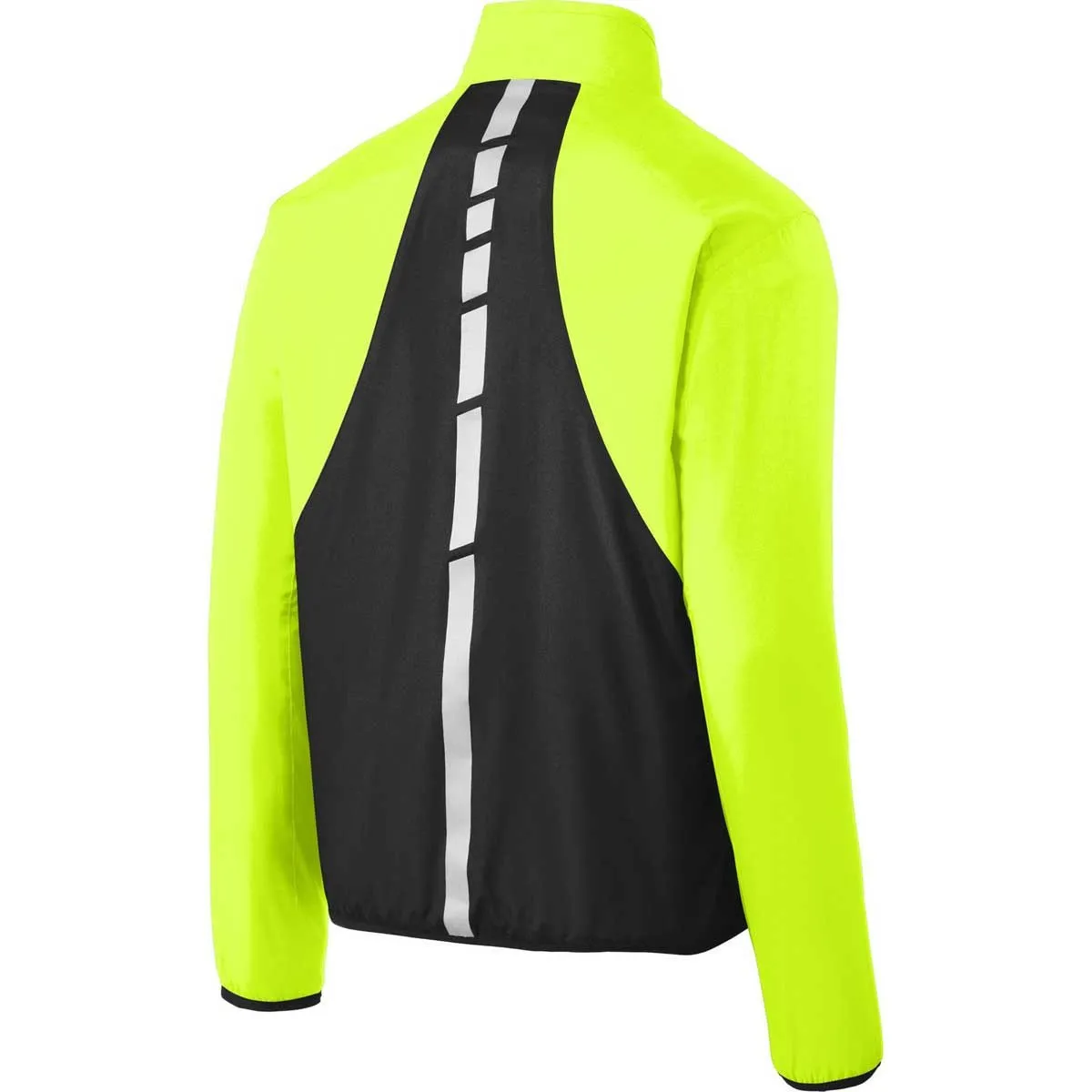 Port Authority Men's Safety Yellow/Deep Black Zephyr Reflective Hit Full-Zip Jacket