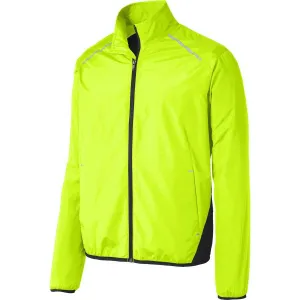 Port Authority Men's Safety Yellow/Deep Black Zephyr Reflective Hit Full-Zip Jacket