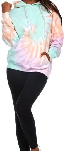 Pure Essence Tie Dye Sweatpants, Long Sleeve T-Shirts, Hoodies, and Crew Neck Sweatshirts (Sizes S, M, L, XL).