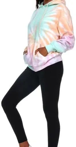 Pure Essence Tie Dye Sweatpants, Long Sleeve T-Shirts, Hoodies, and Crew Neck Sweatshirts (Sizes S, M, L, XL).