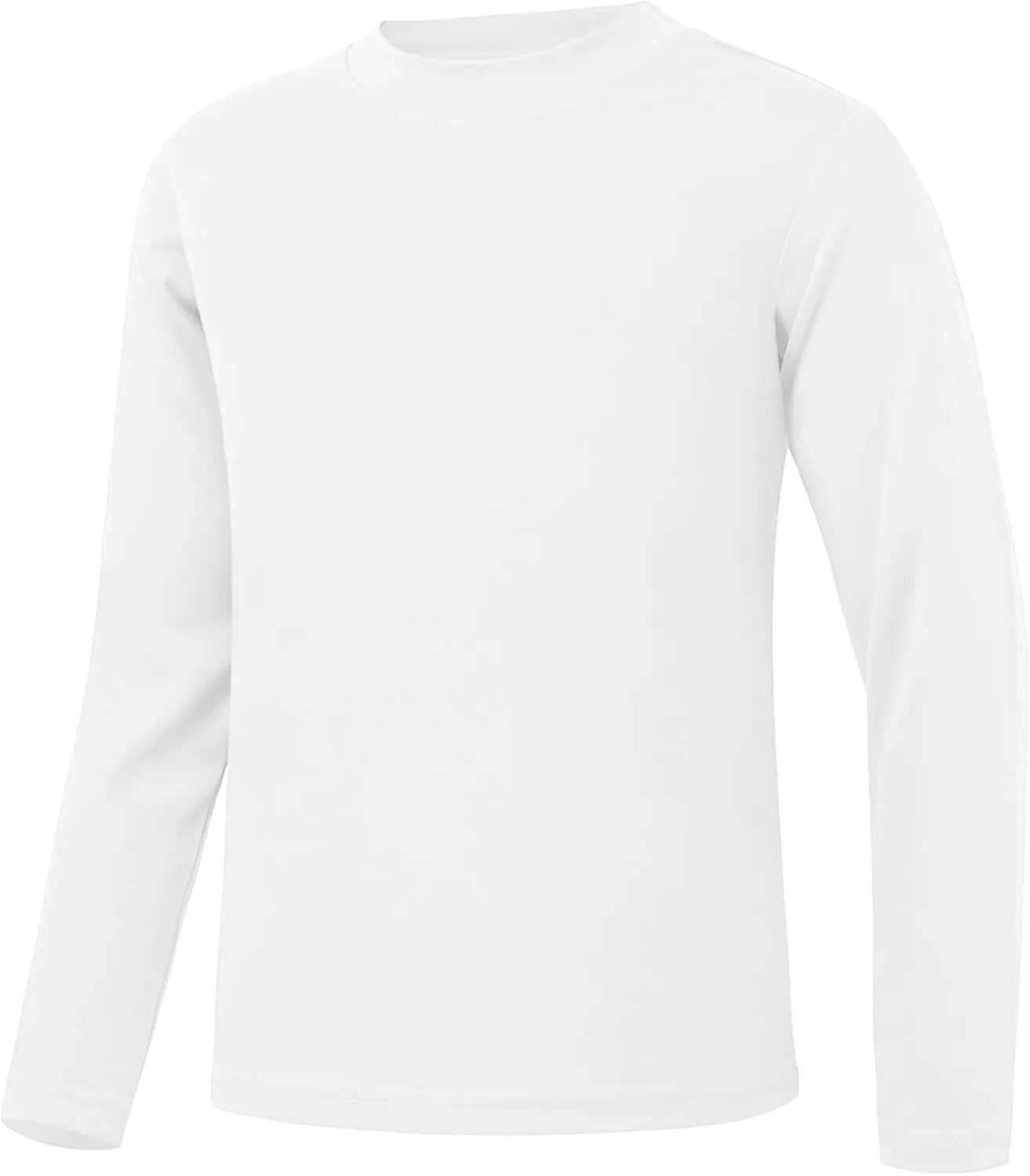 QBK 4T to Youth Neon Shirt Kids UPF 50  Dry Fit Athletic Long Sleeve T Shirts for Boys and Girls-Moisture Wicking Rash Guard