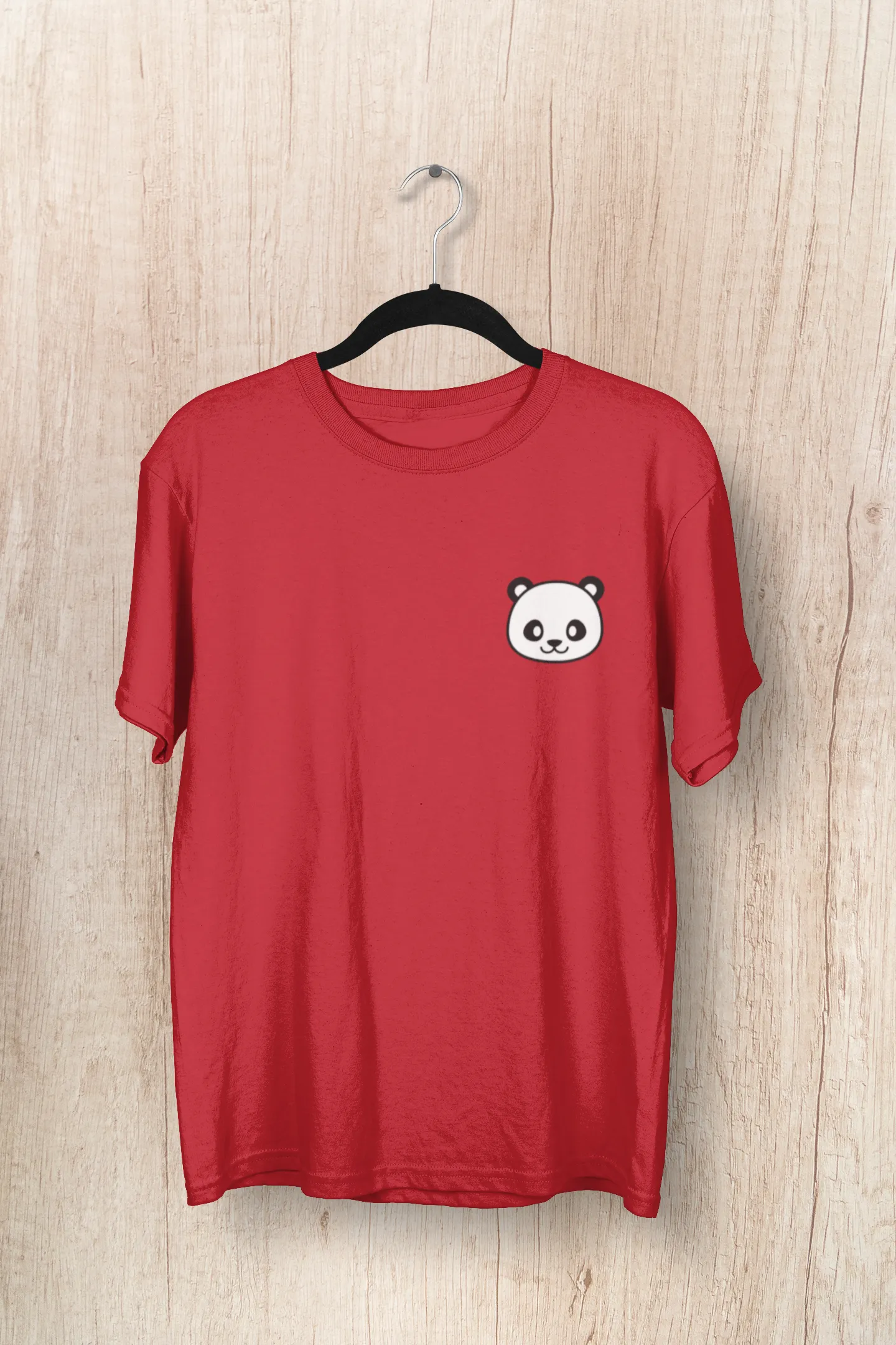 " CUTE PANDA " - HALF-SLEEVE POCKET DESIGN T-SHIRTS