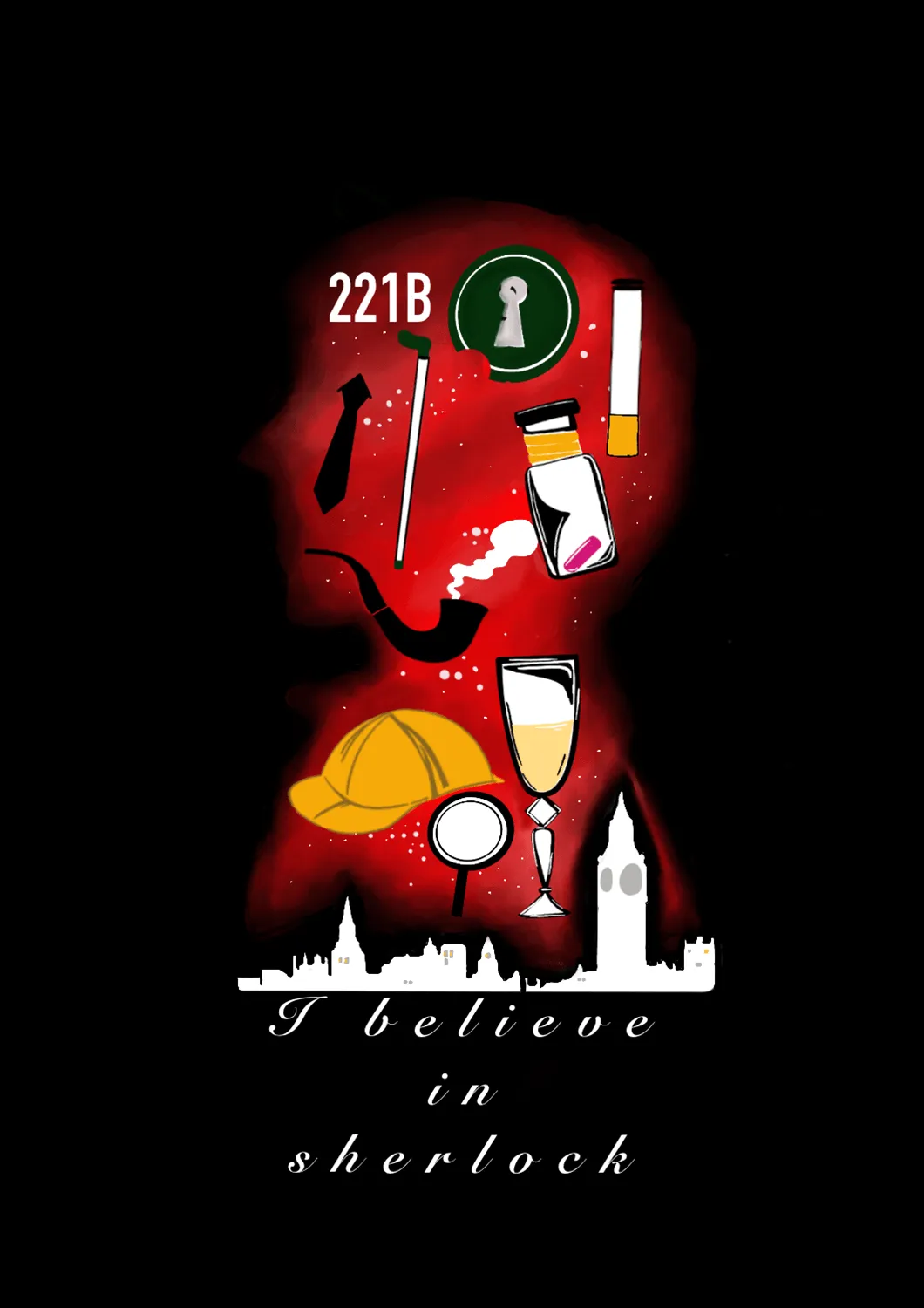 " MR.HOLMES " HALF-SLEEVE T-SHIRTS