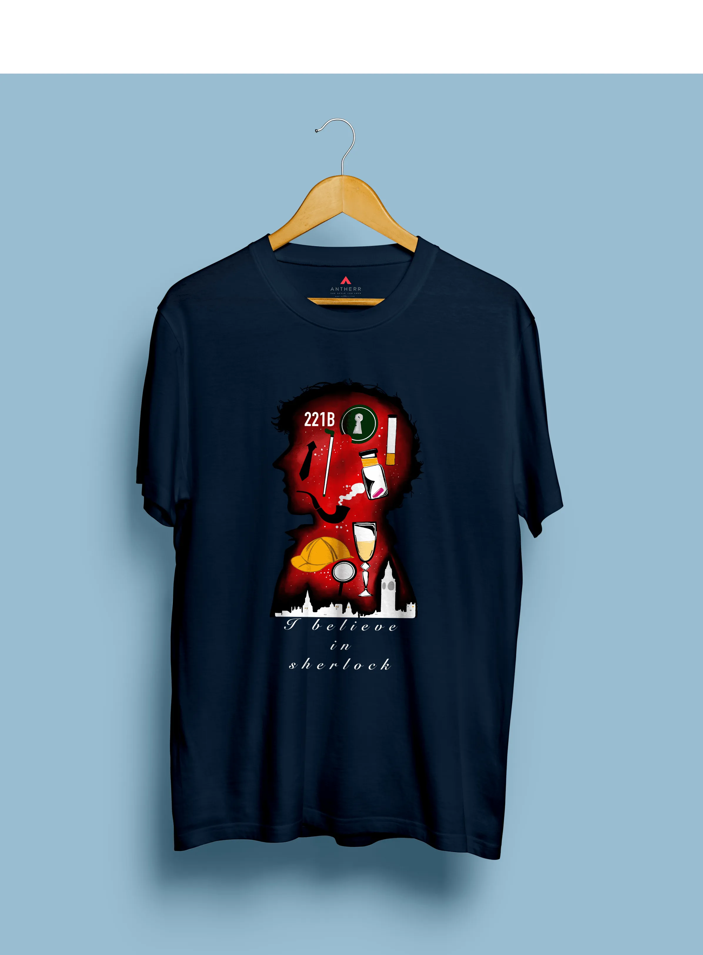 " MR.HOLMES " HALF-SLEEVE T-SHIRTS