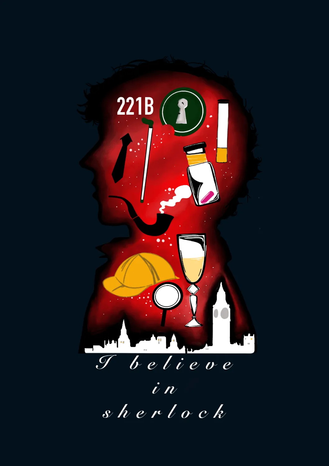 " MR.HOLMES " HALF-SLEEVE T-SHIRTS