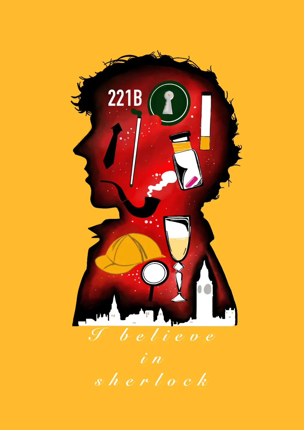 " MR.HOLMES " HALF-SLEEVE T-SHIRTS