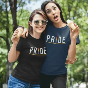 " PRIDE " HALF-SLEEVE T-SHIRT.