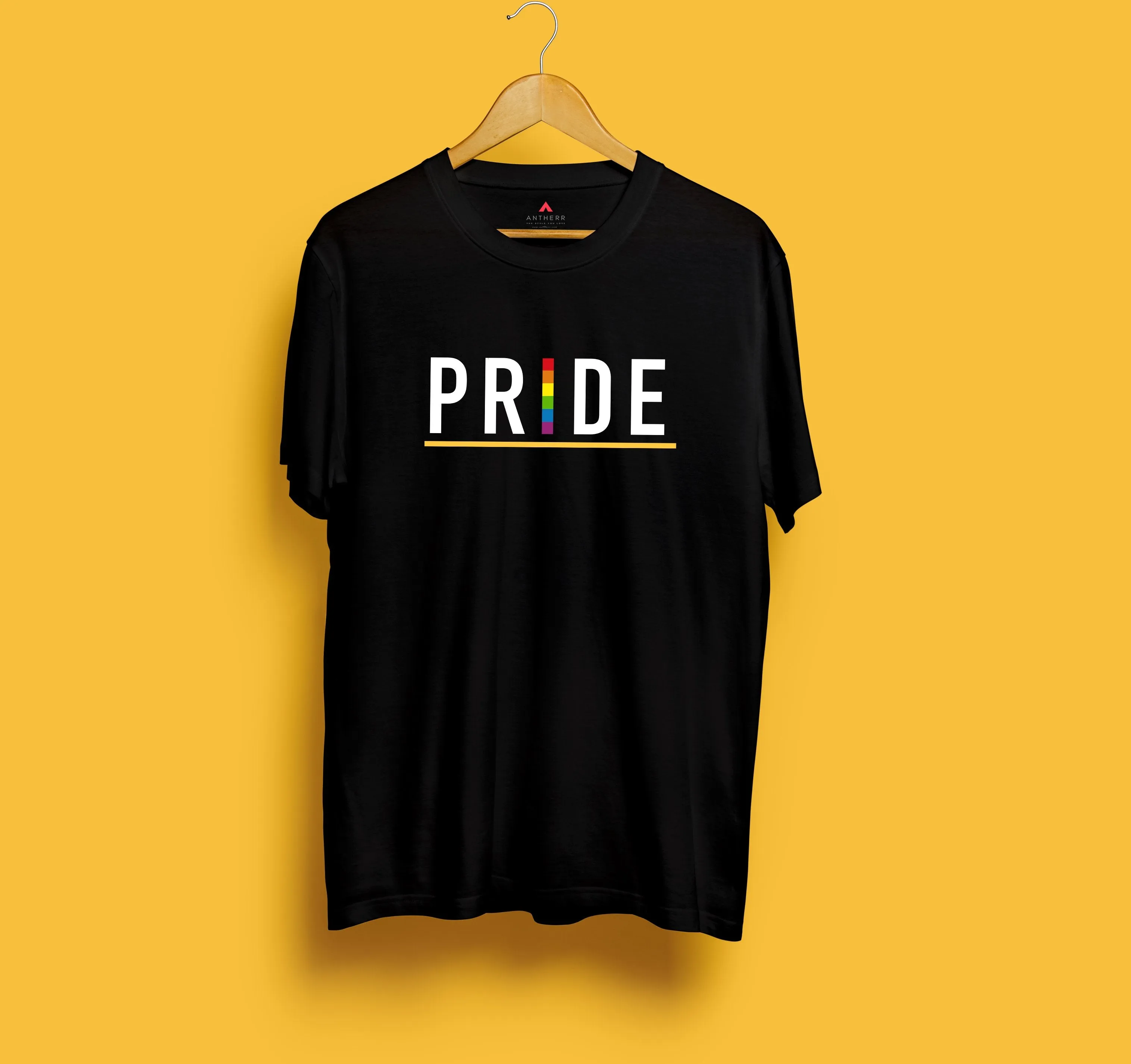 " PRIDE " HALF-SLEEVE T-SHIRT.