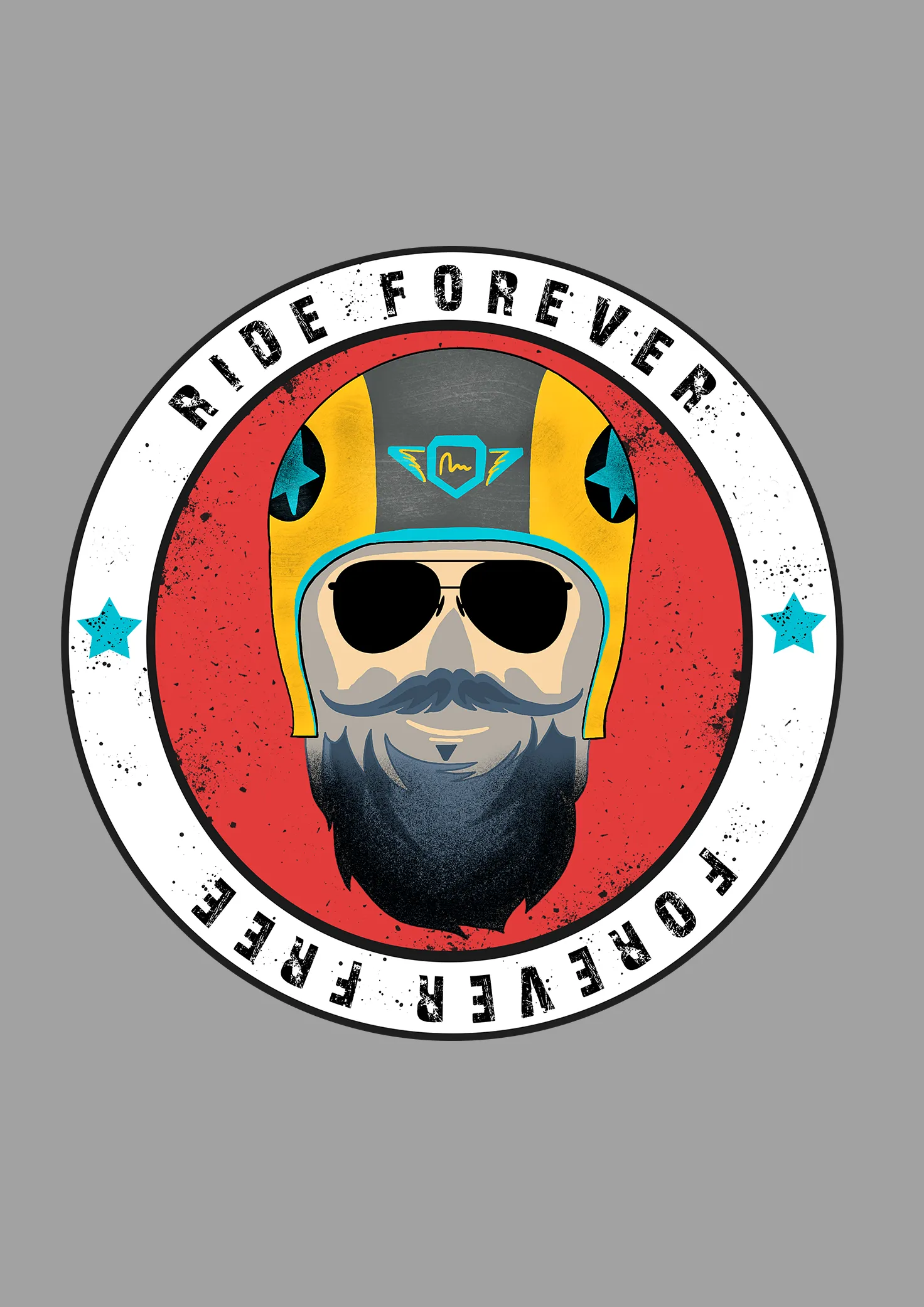 " RIDE FOREVER  " HALF-SLEEVE T-SHIRT'S