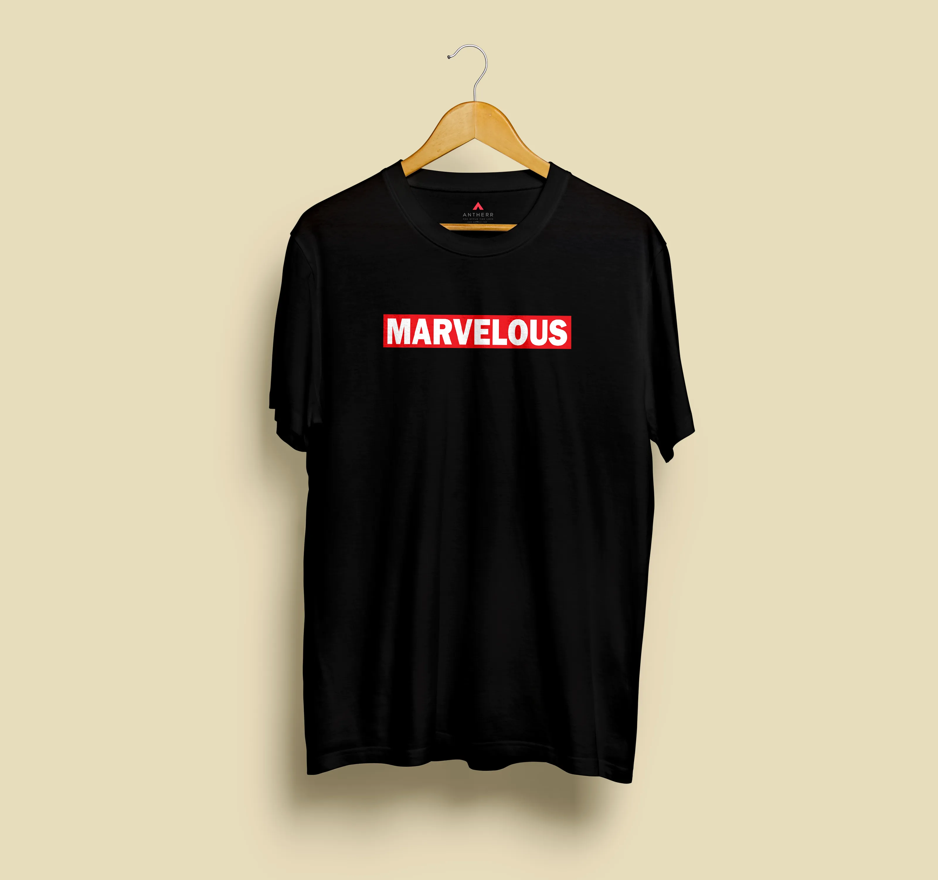 "MARVELOUS" HALF-SLEEVE T-SHIRT