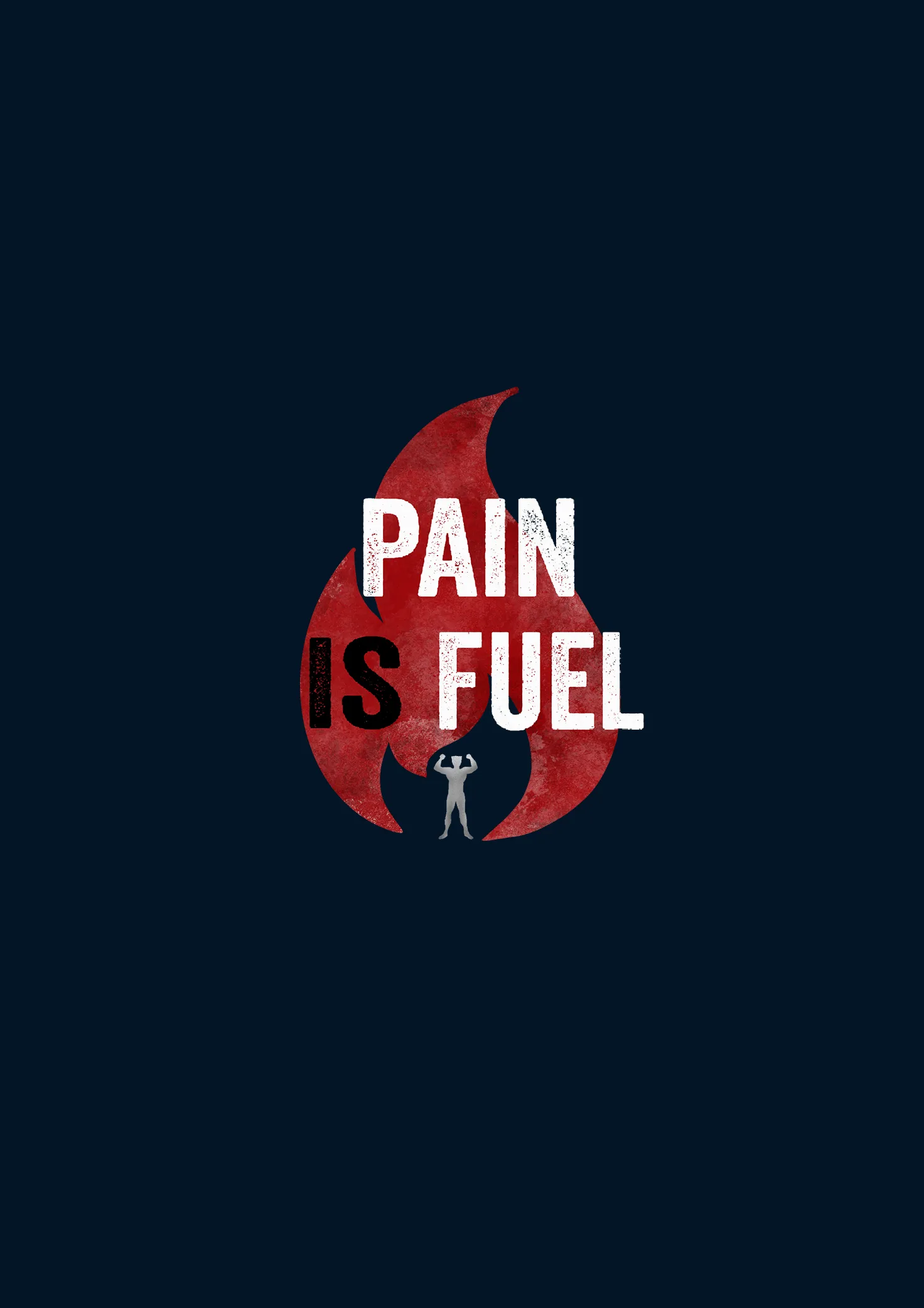 "PAIN IS FUEL" - HALF-SLEEVE T-SHIRTS