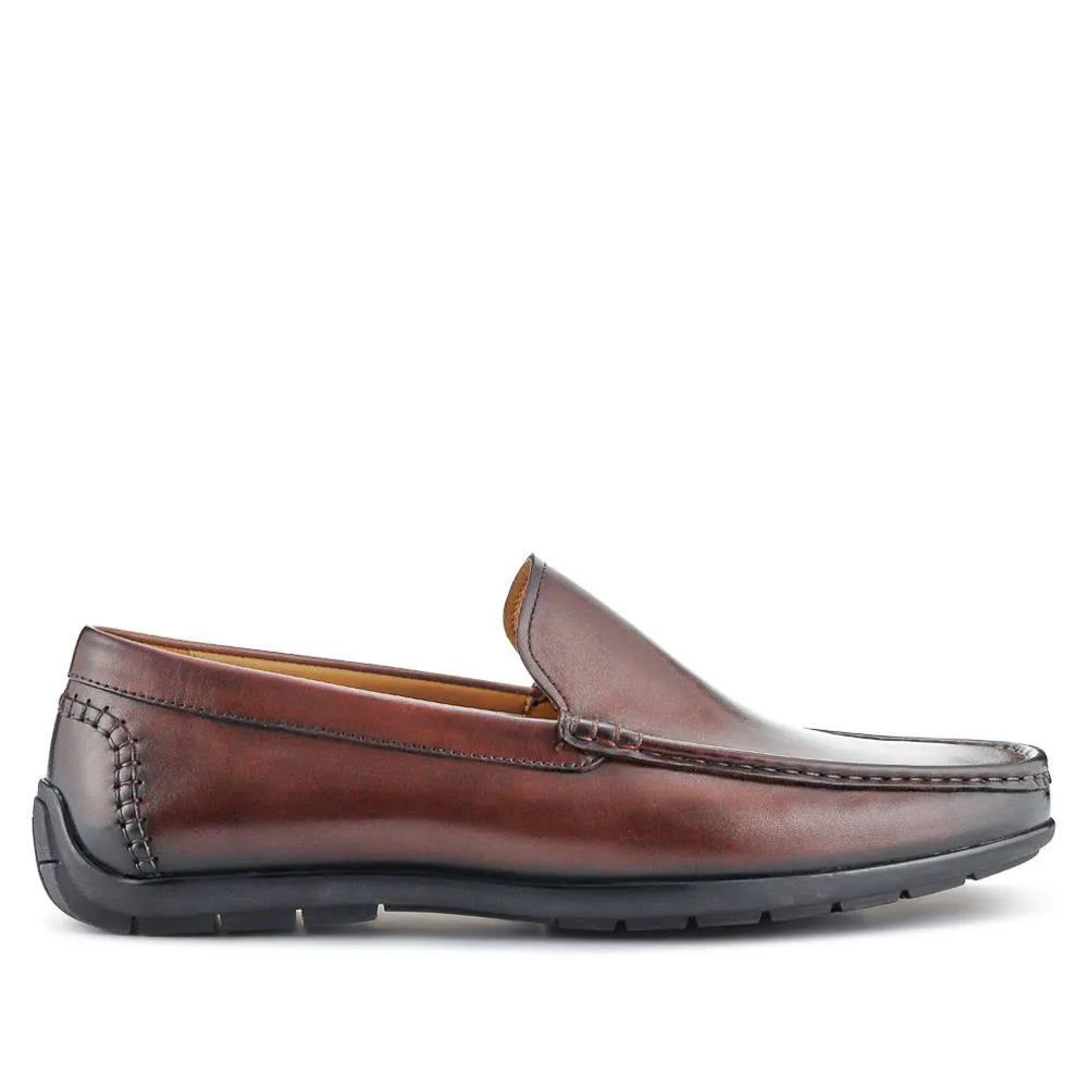 Rawston Wide Fit Smart Leather Slip-On Shoes - RAWSTON / 327 069