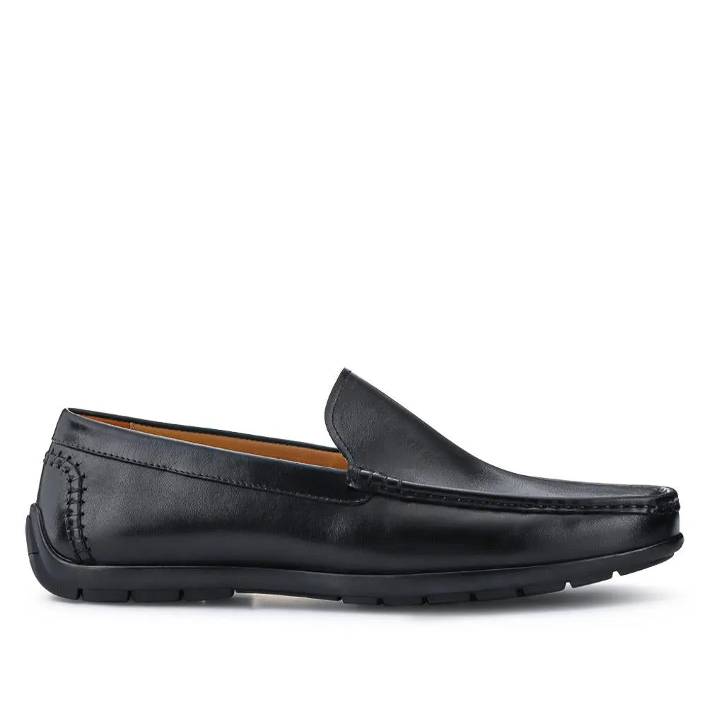 Rawston Wide Fit Smart Leather Slip-On Shoes - RAWSTON / 327 069