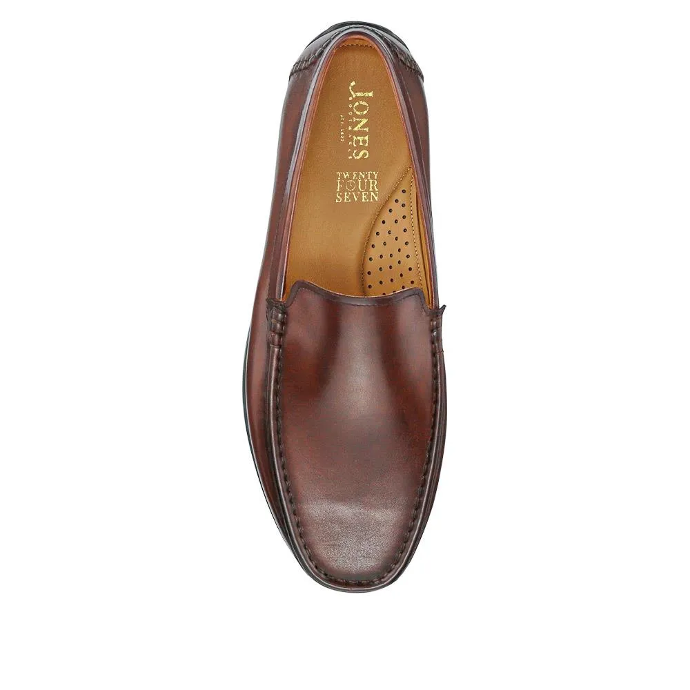 Rawston Wide Fit Smart Leather Slip-On Shoes - RAWSTON / 327 069