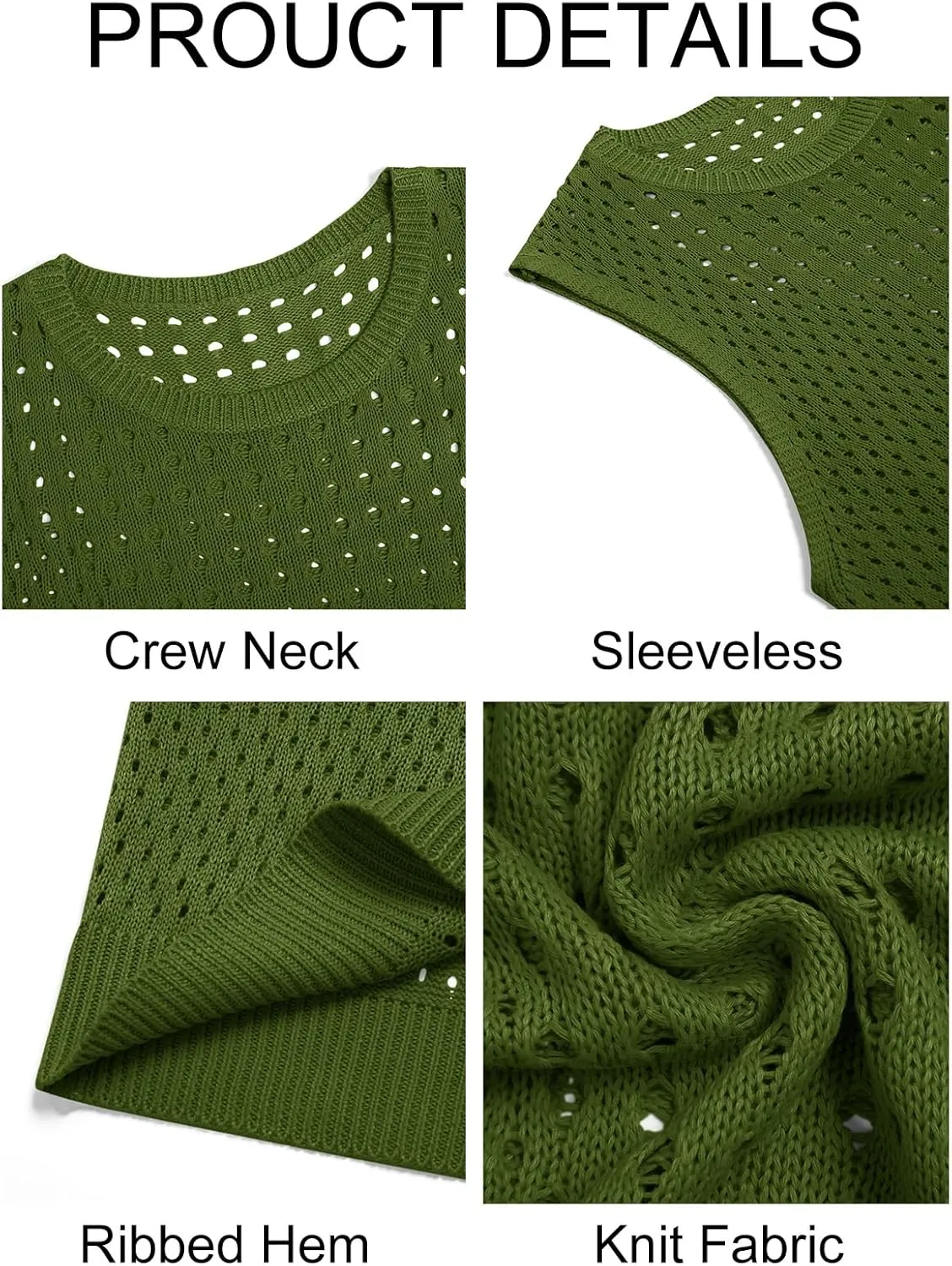 Runcati Mens Knit Sleeveless Tank Tops Casual Hollow Out T Shirts Beach Summer See Through Tops