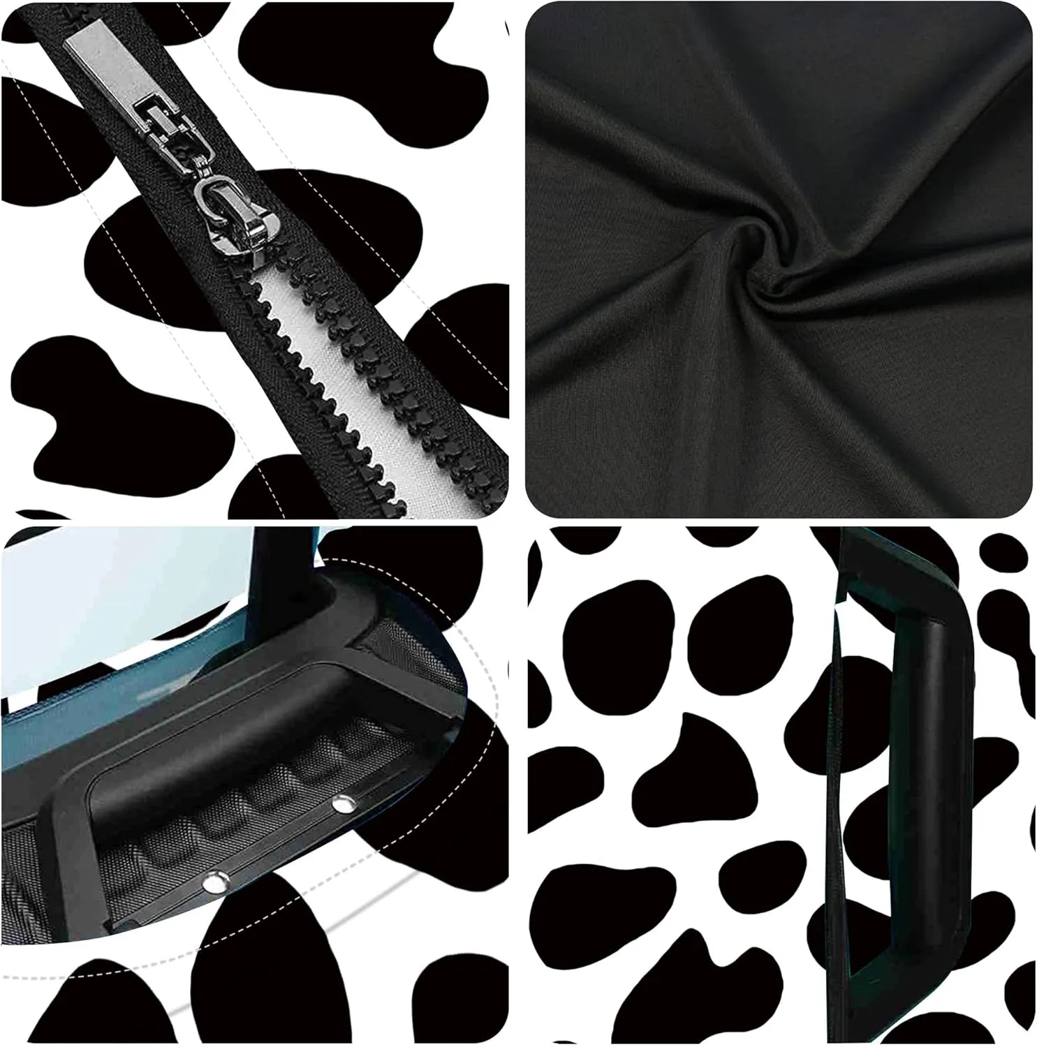 RYUITHDJP Suitcase Cover 29-30 Inchs, Luggage Cover for Suitcase Premium Zipper Close Protect and Personalize Your Luggage - Cow Print