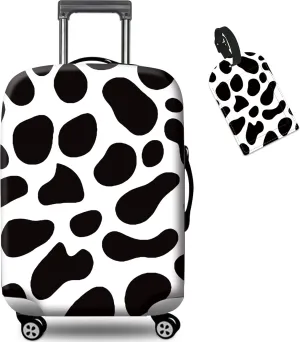 RYUITHDJP Suitcase Cover 29-30 Inchs, Luggage Cover for Suitcase Premium Zipper Close Protect and Personalize Your Luggage - Cow Print