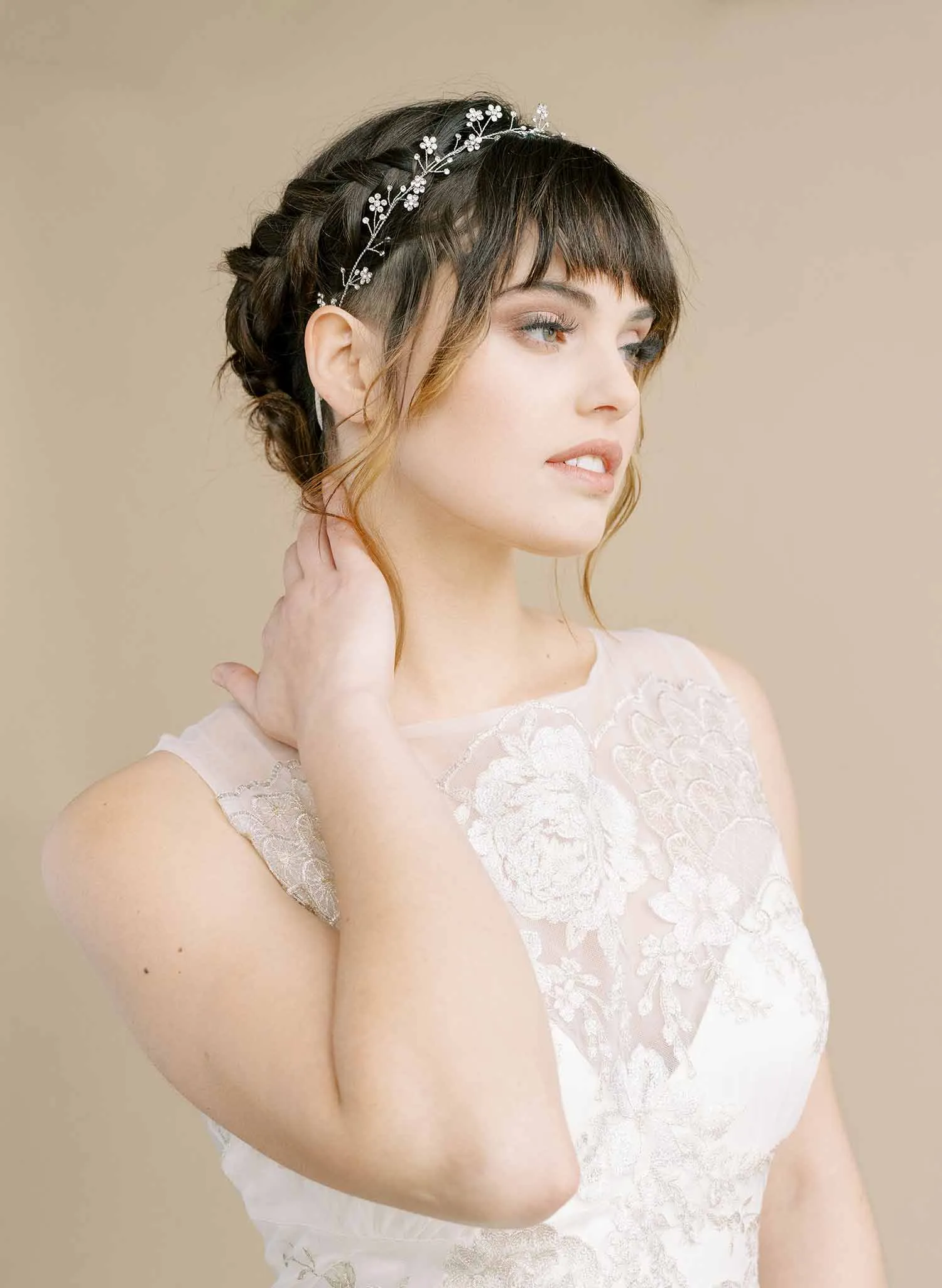 Shimmering droplets crystal hair vine - Style #2135