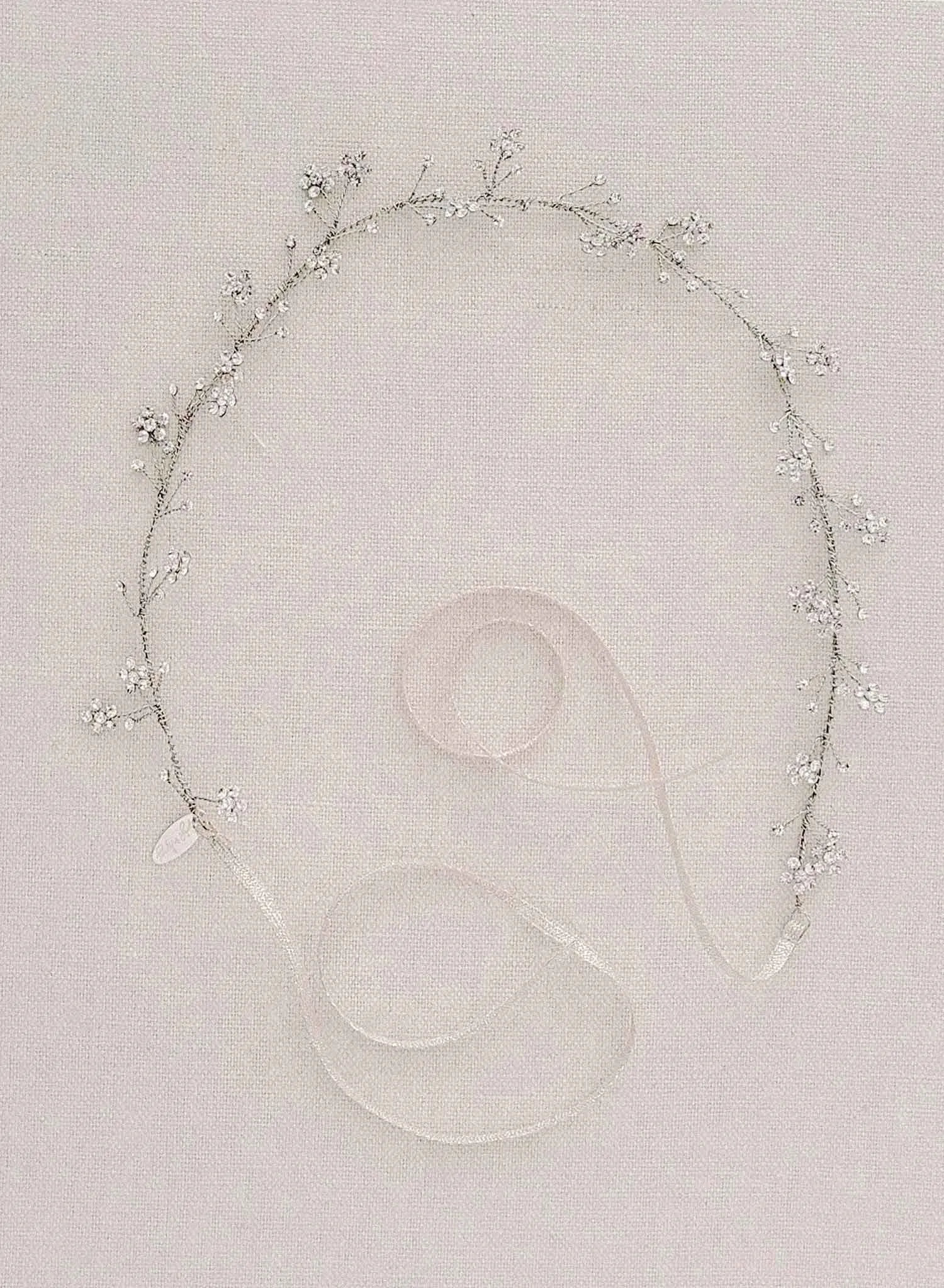Shimmering droplets crystal hair vine - Style #2135