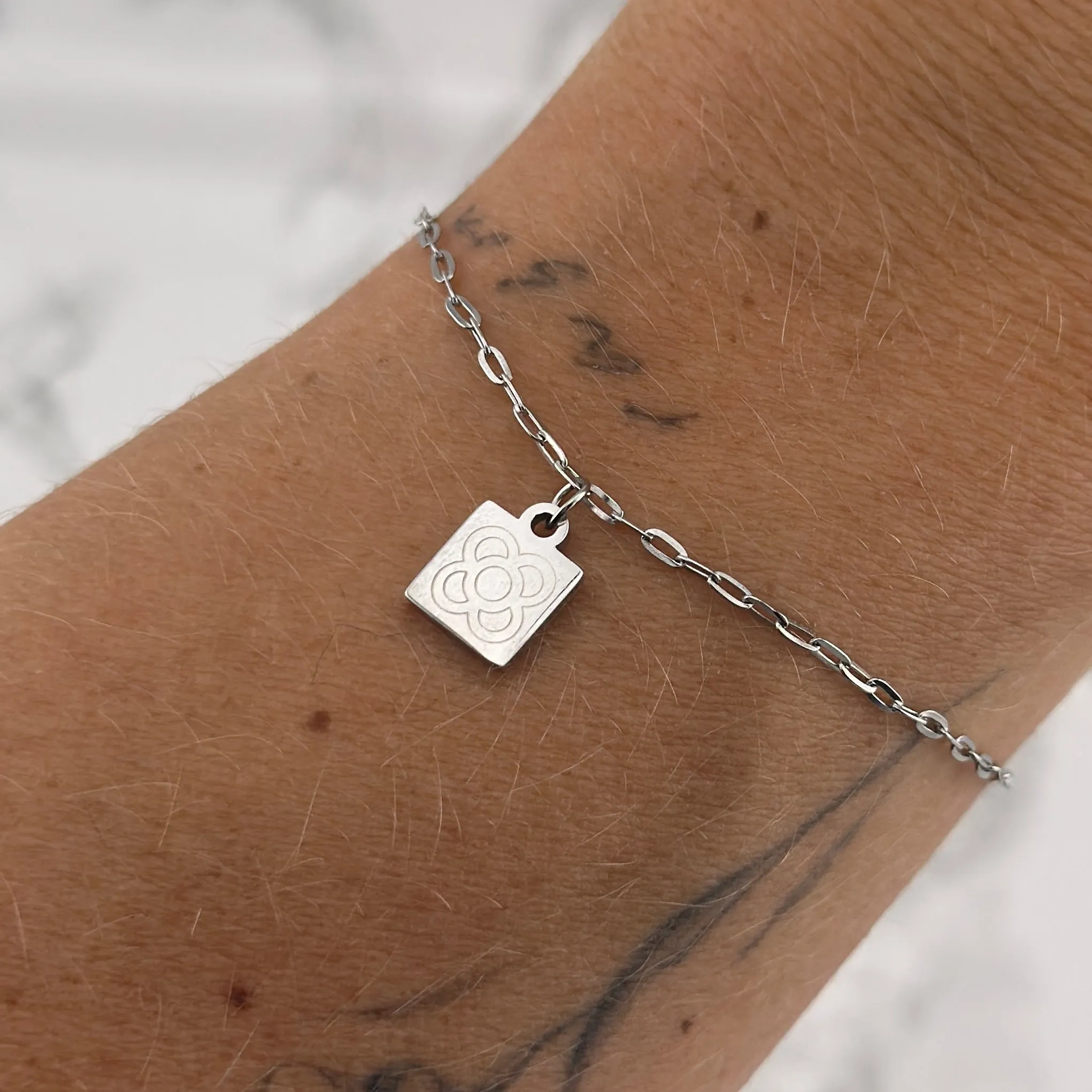 Silver BCN bracelet