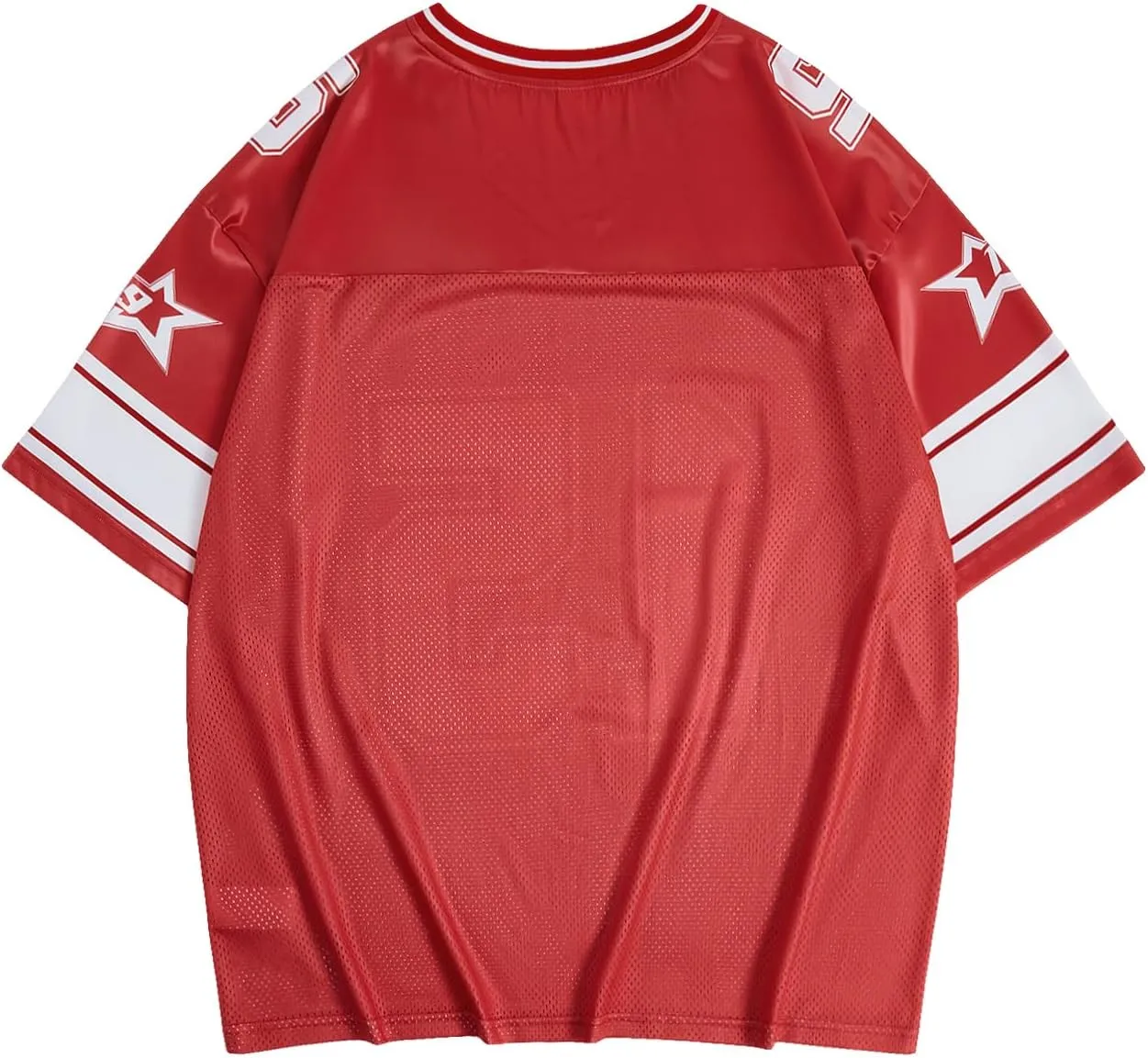 SOLY HUX Men's Graphic Jersey T-Shirts V Neck Racing Print Casual Tees Streetwear Summer Top Tshirt