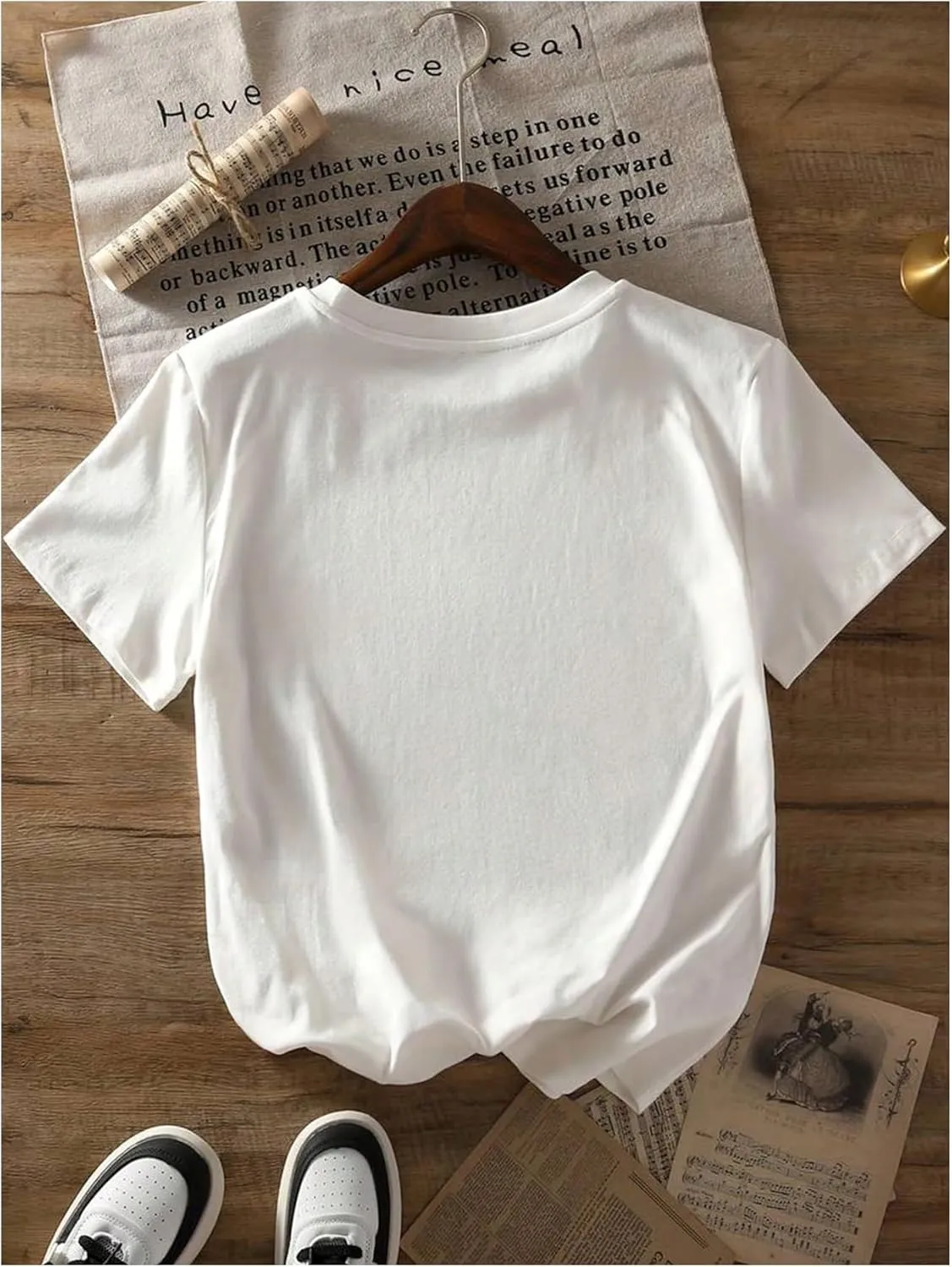 SOLY HUX Women's Vintage T-Shirt Short Sleeve Leopard Graphic Tees Crew Neck Streetwear Shirts