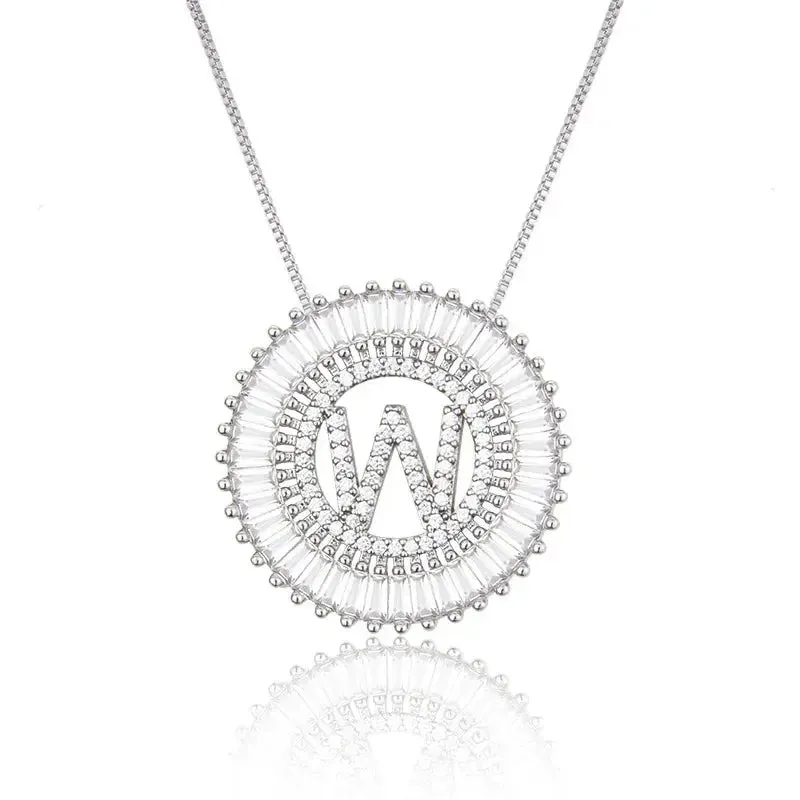 Sparkling Bling Initial Necklace