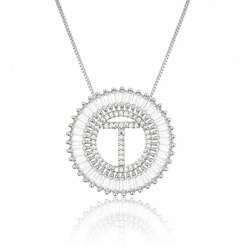 Sparkling Bling Initial Necklace