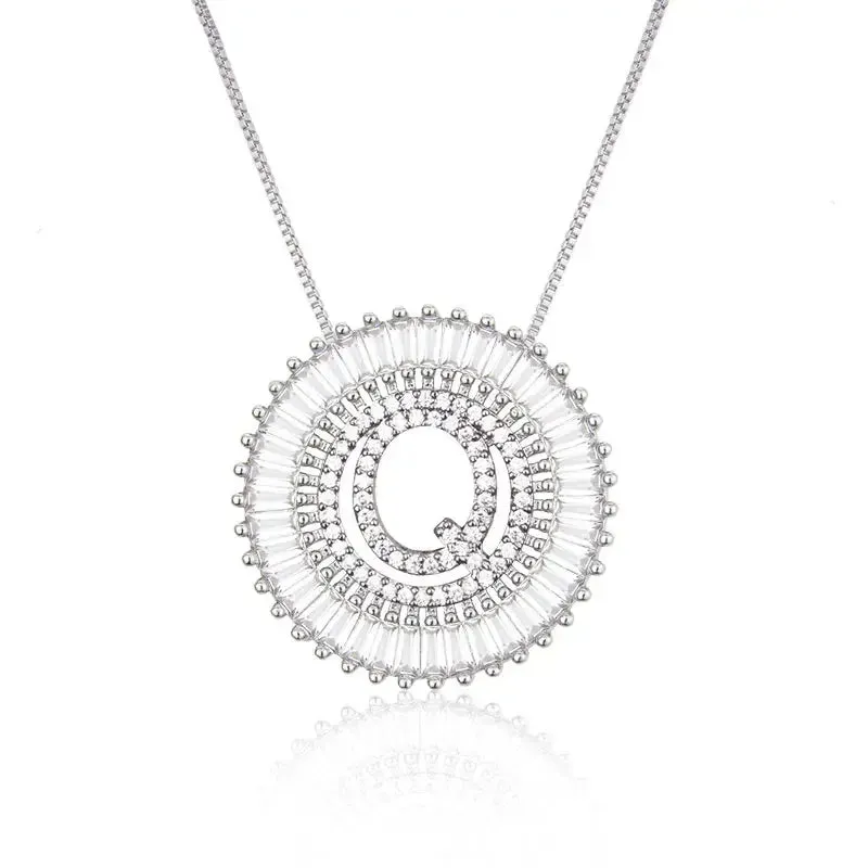 Sparkling Bling Initial Necklace