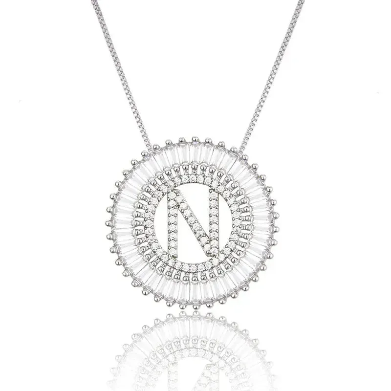 Sparkling Bling Initial Necklace