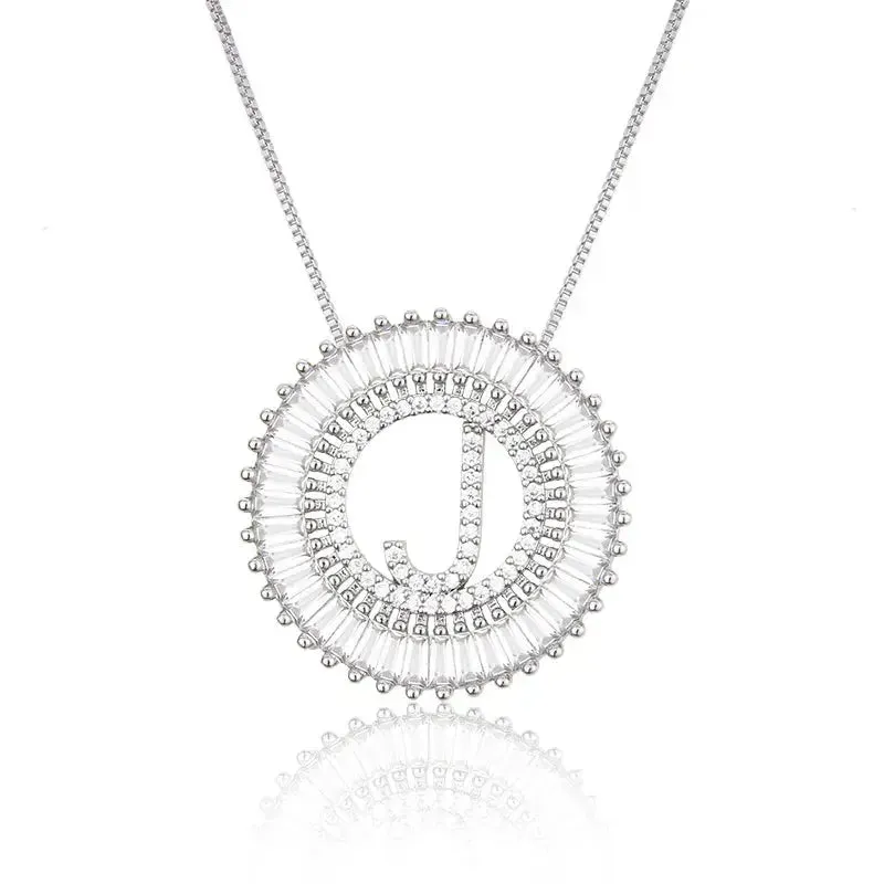Sparkling Bling Initial Necklace