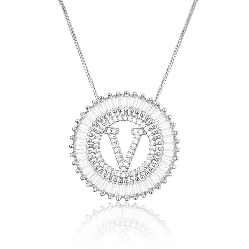 Sparkling Bling Initial Necklace