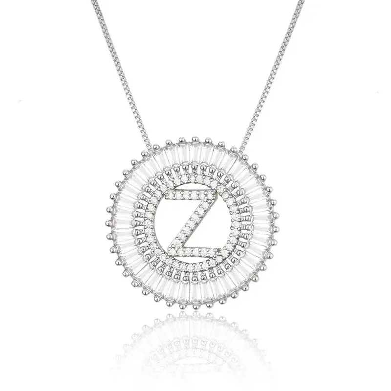 Sparkling Bling Initial Necklace