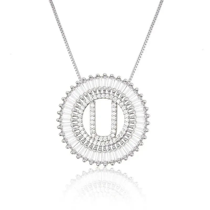 Sparkling Bling Initial Necklace