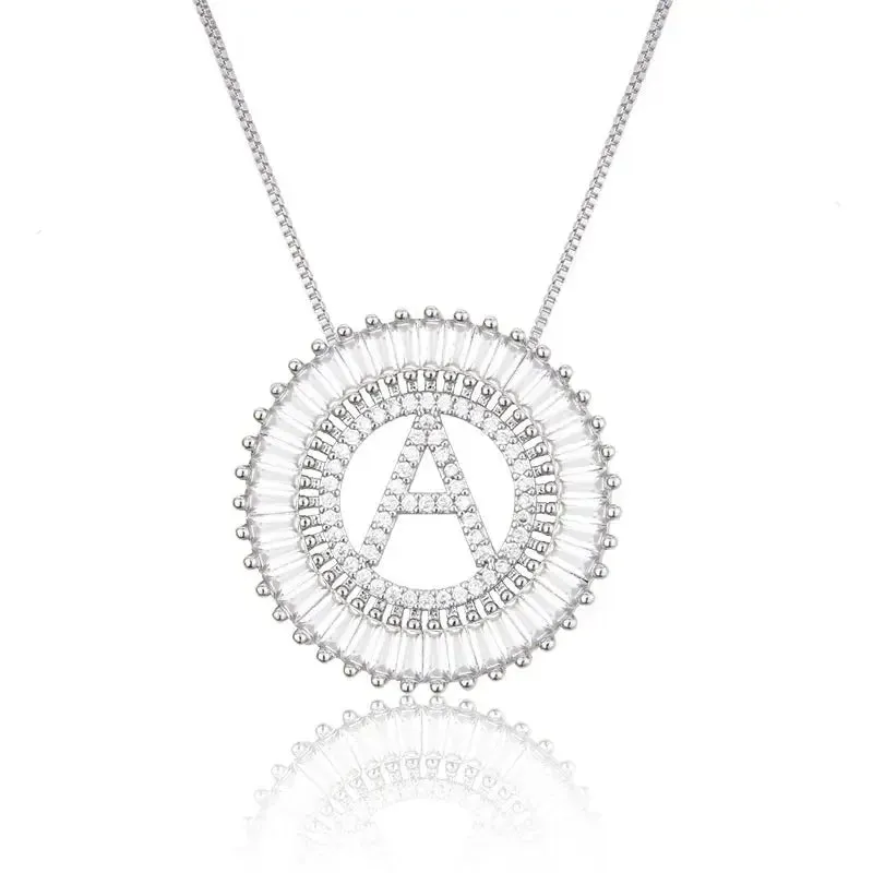 Sparkling Bling Initial Necklace