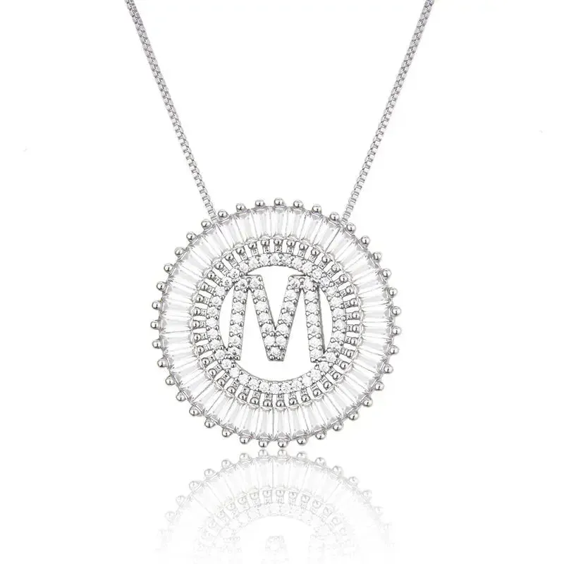 Sparkling Bling Initial Necklace
