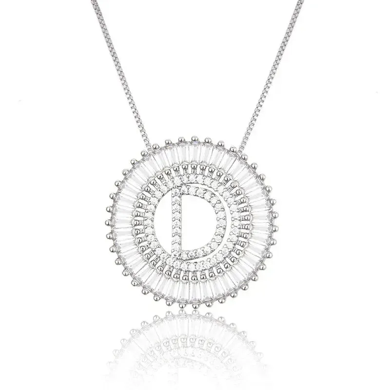 Sparkling Bling Initial Necklace