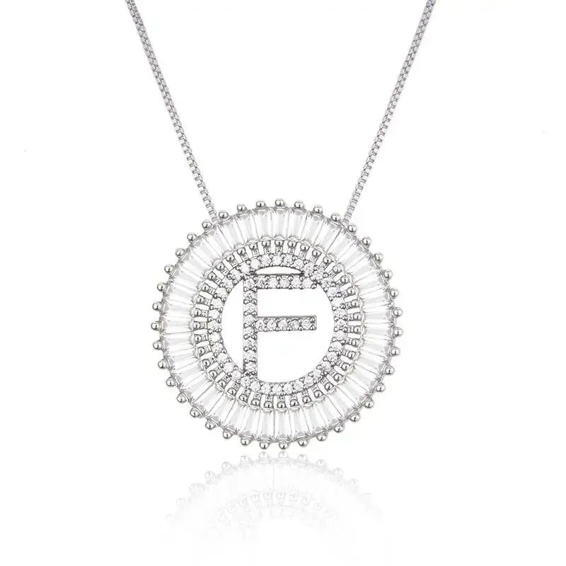 Sparkling Bling Initial Necklace