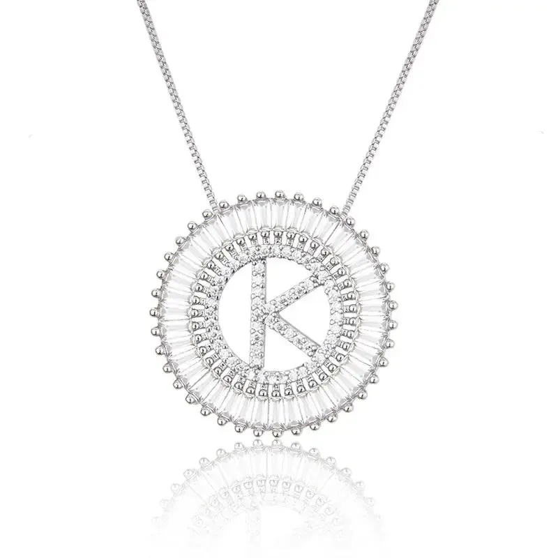 Sparkling Bling Initial Necklace