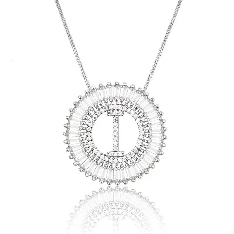Sparkling Bling Initial Necklace