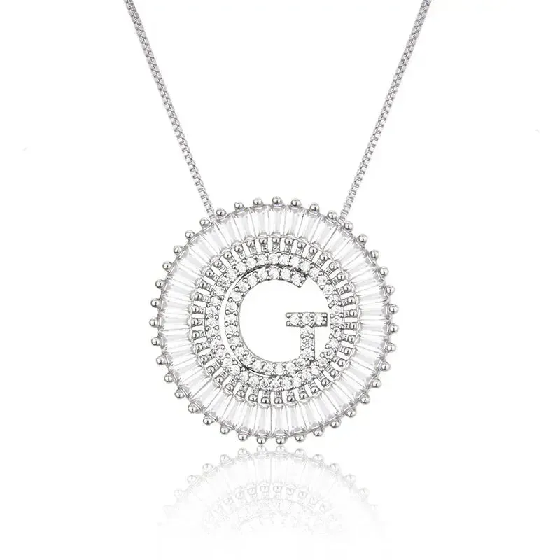 Sparkling Bling Initial Necklace